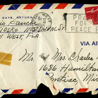 Envelope Addressed to Charles Martin from Mario Sanchez