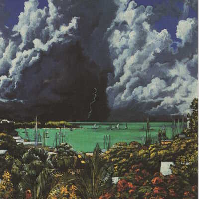 Storm Over Harbor From Atop Island City House Hotel