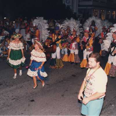 Broward County Mummers band during the parade.