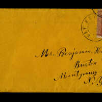 Envelope Addressed to Benjamin K. Eaton