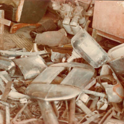 Stanley Papio metal sculpture