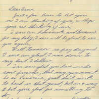 Letter from Naval Air Station Key West during Cuban Missile Crisis