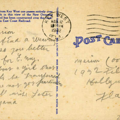 Overseas Highway Above Pigeon Key: © Key West Art & Historical Society