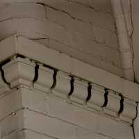 Brick detail work on the exterior.