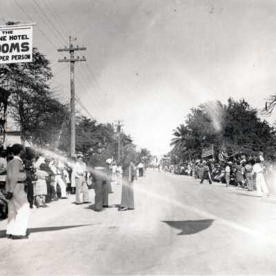 Crowd awaiting President Roosevelt: Copyright: © Key West Art & Historical Society; Origformat: Print-Photographic
