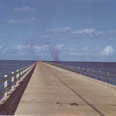 Overseas Highway between Miami and Key West, Fla.