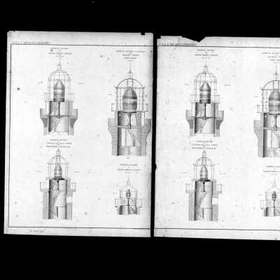 U.S. Lighthouse Establishment Lens Drawing