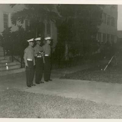 3 Unknown men in uniform