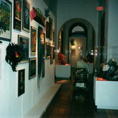 Display of masks: Copyright: © Key West Art & Historical Society; Origformat: Print-Photographic