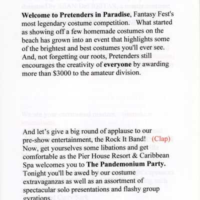 A skit that someone will be reading.