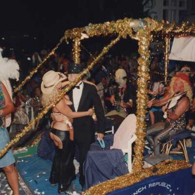 A float in the parade.