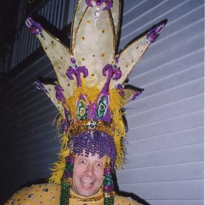 Unknown man dressed up.