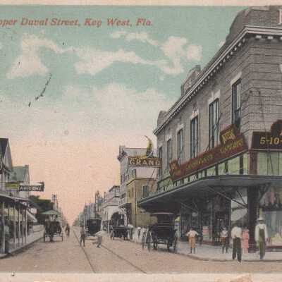 Upper Duval Street, Key West, Fla.