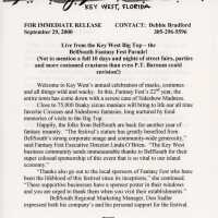 Press release about Fantasy Fest.