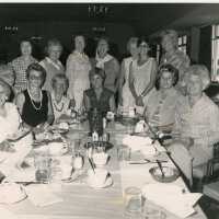 A group of unknown woman at a get together