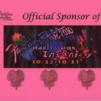 Fantasy Fest 2010 official sponsor sign.