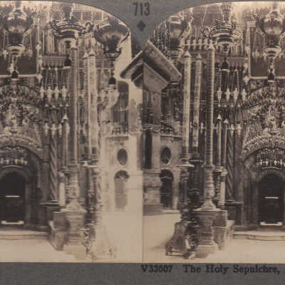 Stereoview of the Holy Sepulchre, Jerusalem, Palestine