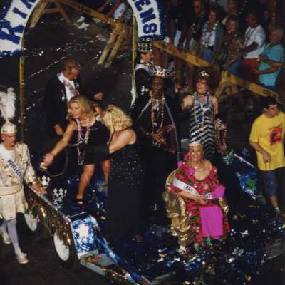 A float in the parade.