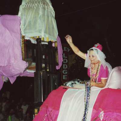 A float in the parade.