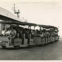 Conch train on a Military base