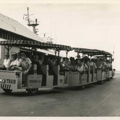 Conch train on a Military base
