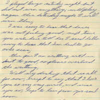 Letter from Naval Air Station Key West during Cuban Missile Crisis