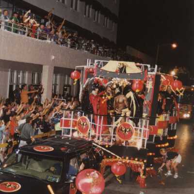 A float in the parade.