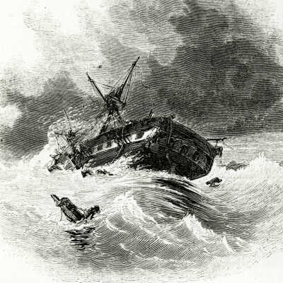 The Wreck Master Advised the Lucy's Master to Cut Away the Masts to Save the Ship and Their Lives
