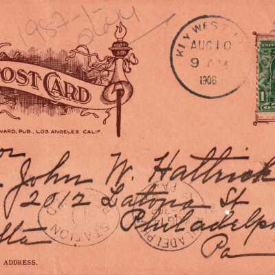 I Was Tickled to Death When I Heard From You (verso)