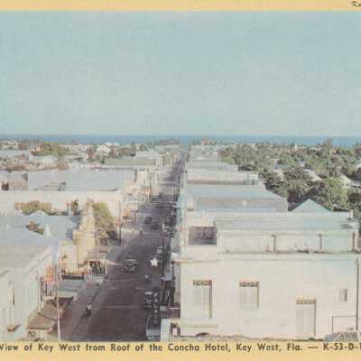 View of Key West from Roof of the Concha Hotel
