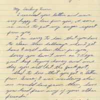 Letter from Naval Air Station Key West during Cuban Missile Crisis