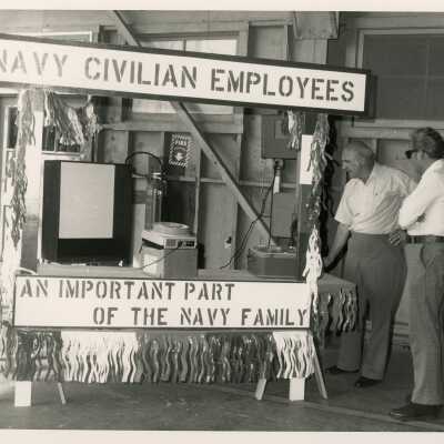 U.S. Navy preparing for a parade