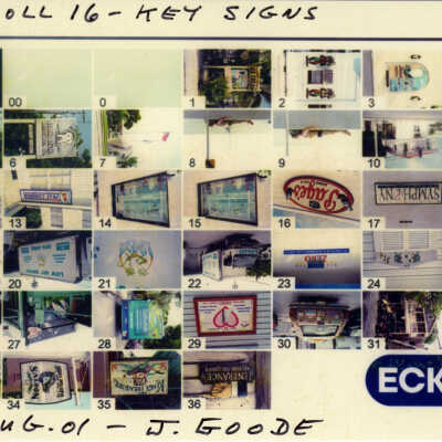 Key West Images Contact Sheet - Roll 16