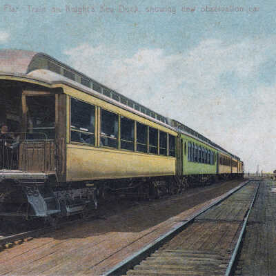 Train at Knight's Key Station