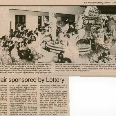 Multiple articles in the Key West Citizen about Fantasy Fest.