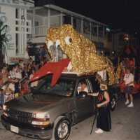 A float in the parade.