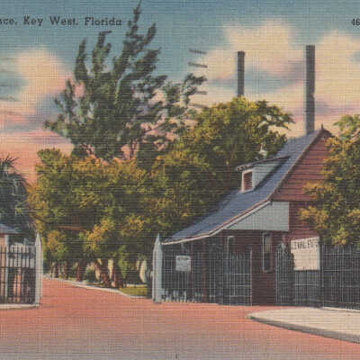 Navy Yard Entrance, Key West, Florida