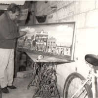 Mario Sanchez in his Studio Under the Trees