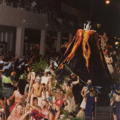A float in the parade.