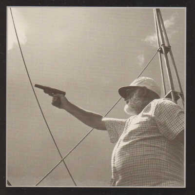 Ernest Hemingway on board the PILAR