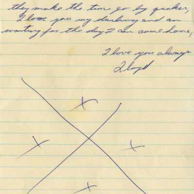 Letter from Naval Air Station Key West during Cuban Missile Crisis: Copyright: © Key West Art & Historical Society