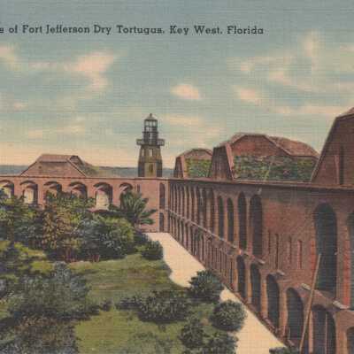 Inside Ruins of Fort Jefferson Dry Tortugas, Key West, Florida