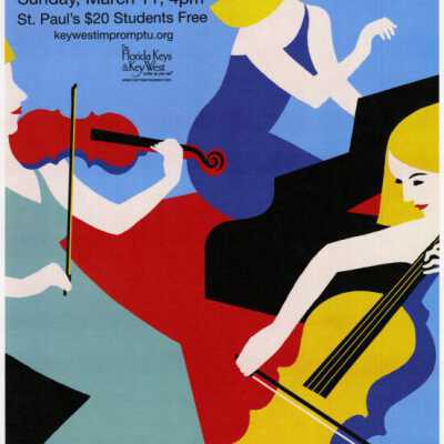 'Eroica' Impromptu Classical Concerts Poster: Copyright: @ Key West Art & Historical Society; Origformat: Artifact