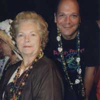 An unknown woman and man.