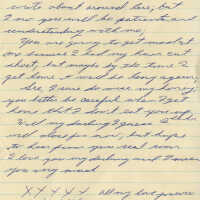 Letter from Naval Air Station Key West during Cuban Missile Crisis