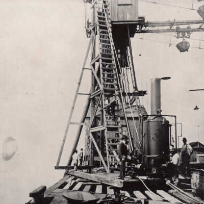 Quayside Coaling Rig Tower at the Key West Naval Station