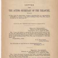 Letter from the Acting Secretary of the Treasury