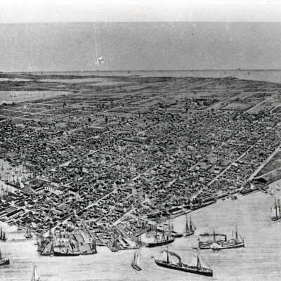 Bird's Eye View of Key West, Fla.