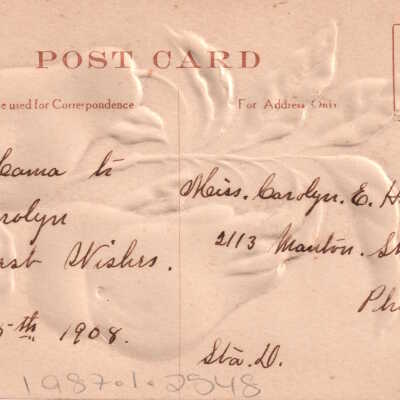 Birthday Greetings: © Key West Art & Historical Society