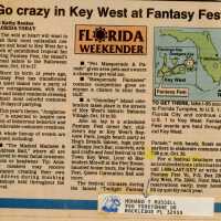 An article in the Key West Citizen that reads Go crazy in Key West at Fantasy Fest.